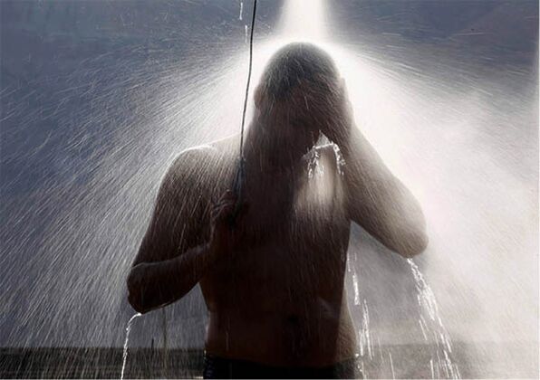 If a man feels tired, he needs to take a contrast shower. 