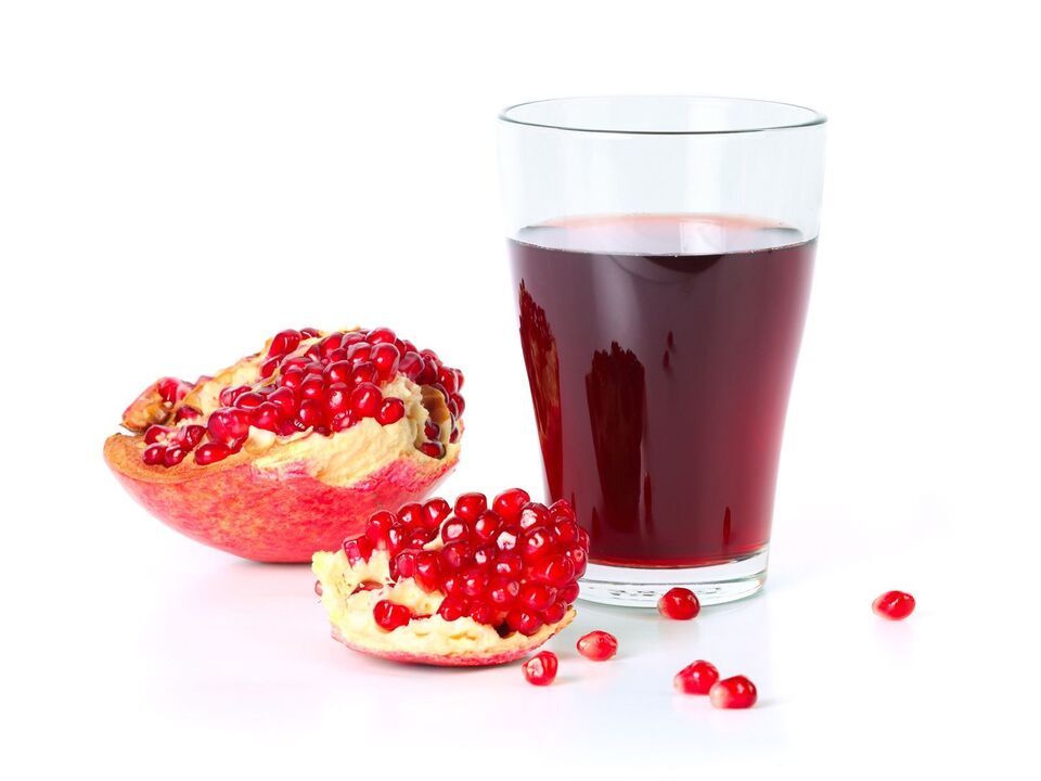 pomegranate juice for power