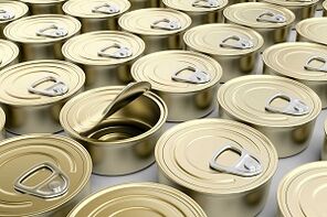 canned food as products harmful to potency